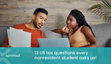 13 US tax questions every nonresident student asks us