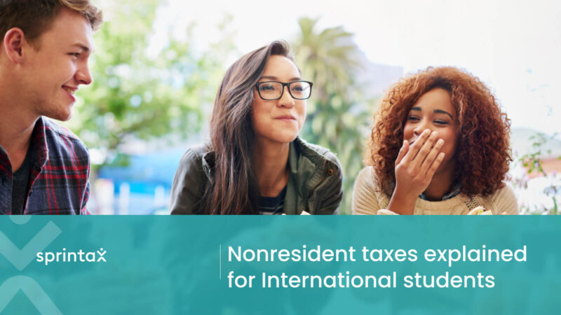 Sprintax nonresident tax workshop for international students