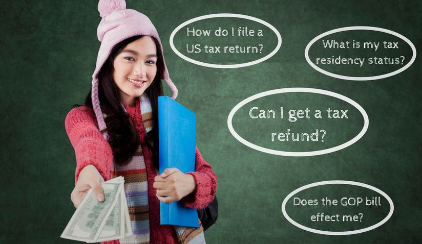 Us international students tax questions