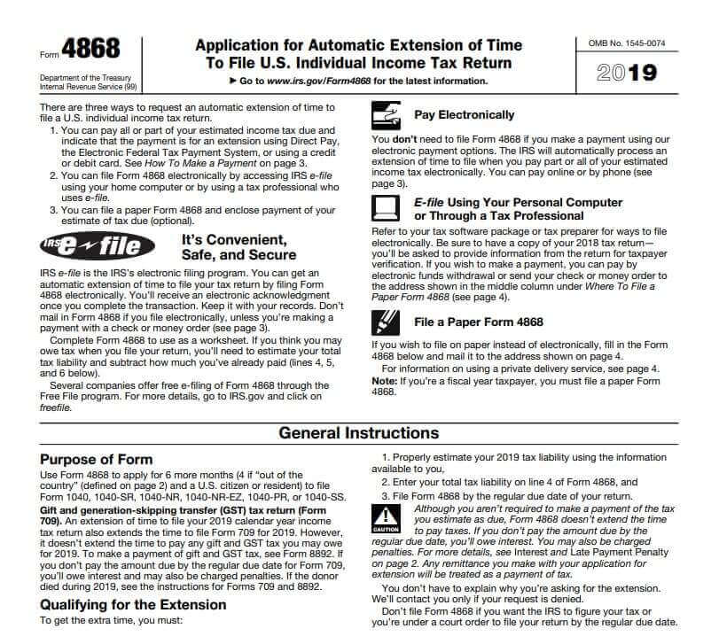 us resident 2016 tax extension form