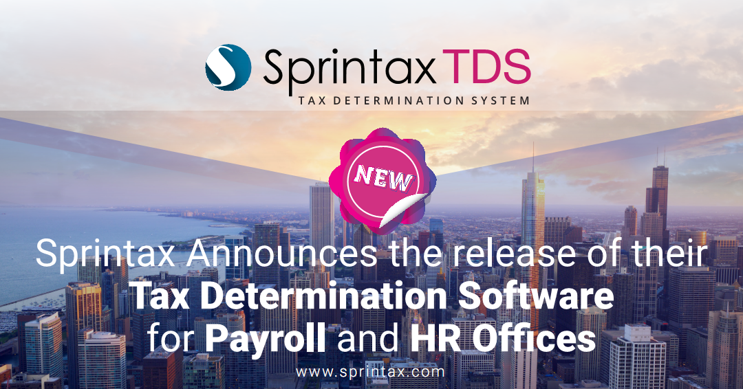 Sprintax tax determination software for payrol and HR offices