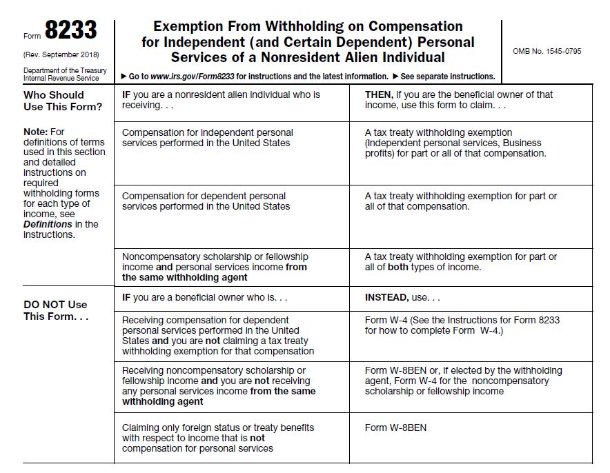 FICA Tax Exemption for Nonresident Aliens Explained