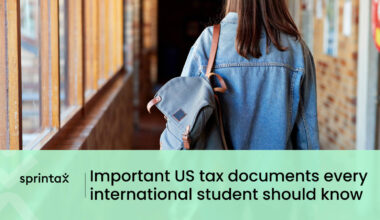 US tax documents international students