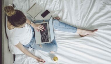 student with laptop