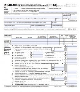 Forms 1040, 1040NR and 1040NR-EZ - Which Form to File? [2021]