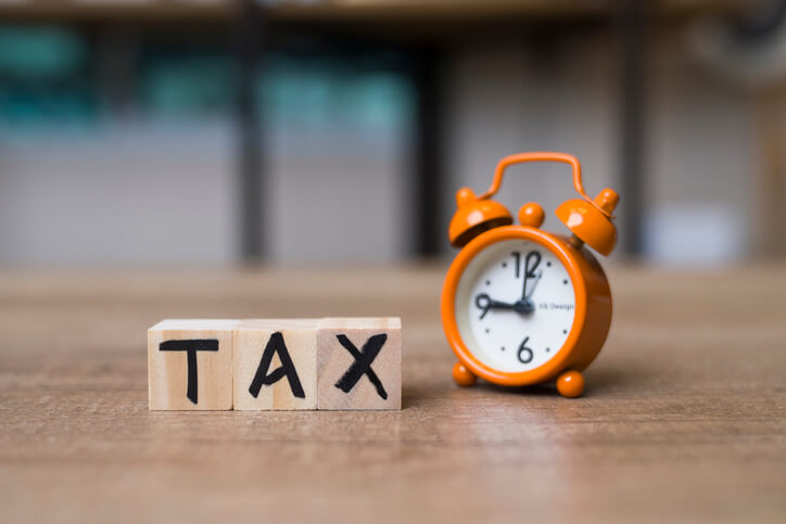 Tax time clock