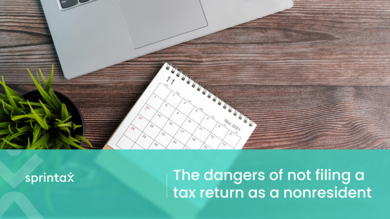 Not filing a tax reurn