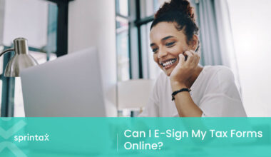 e-signature on tax forms