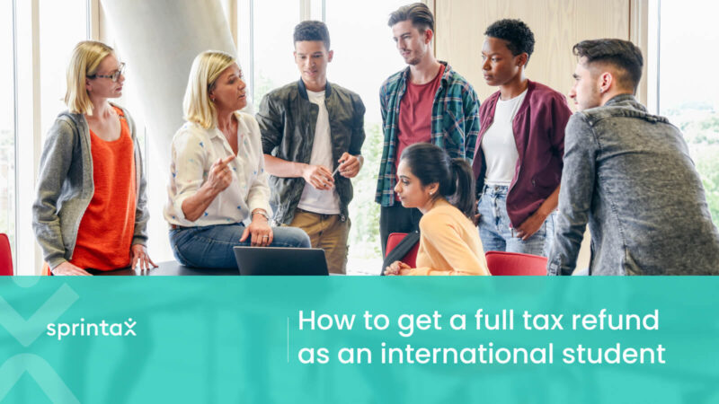 Full tax refund international students U.S.