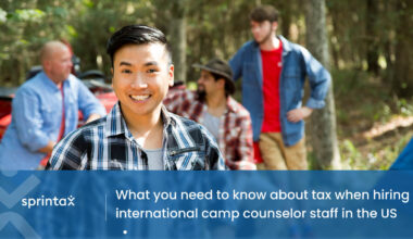 Tax information for US employers hiring international camp counselor staff