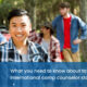 Tax information for US employers hiring international camp counselor staff