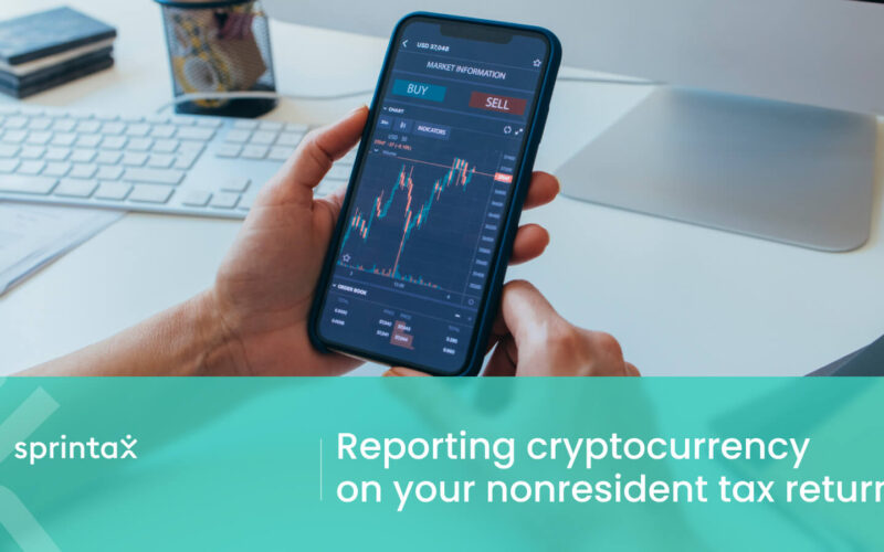 Reporting cryptocurrency on nonresident tax return