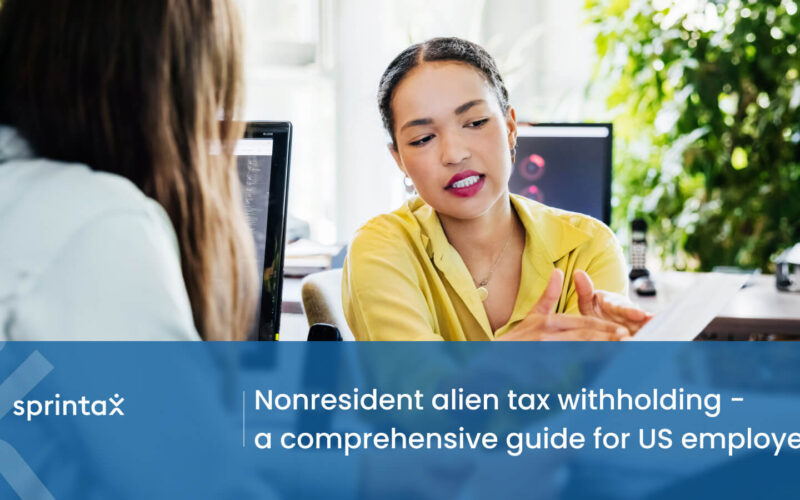 Nonresident alien tax withholding guide