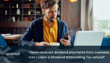 Claim dividend withholding tax for non residents