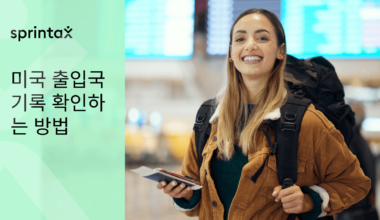 미국 출입국 기록 조회 - 미국 출입국 날짜