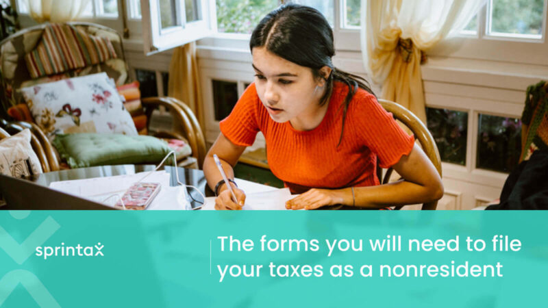 what forms are needed to file taxes in the US