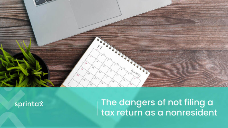 Consequences of not filing a tax return nonresident aliens