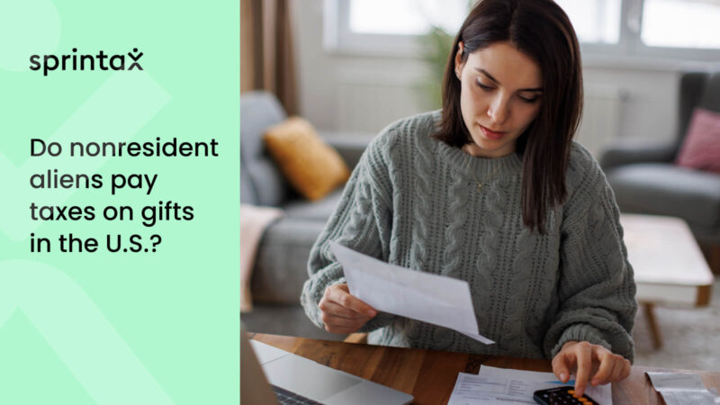 Do nonresident aliens pay taxes on gifts in the U.S.