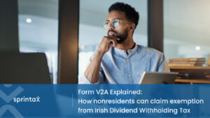 Form V2A Irish Dividend Tax Exemption for Nonresidents