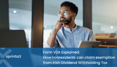 Form V2A Irish Dividend Tax Exemption for Nonresidents