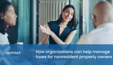 How organizations can help manage taxes for nonresident property owners