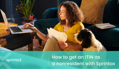 How to get an ITIN as a nonresident with Sprintax