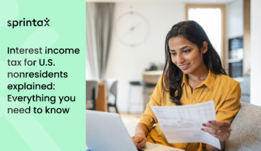 Nonresident alien interest income tax