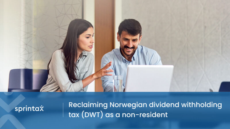 Reclaiming Norwegian dividend withholding tax as a non-resident