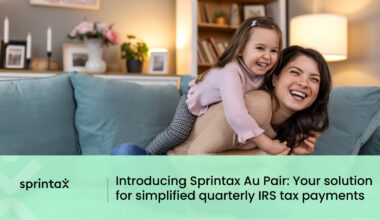 Sprintax Au Pair - Simplified quarterly estimated IRS tax payments