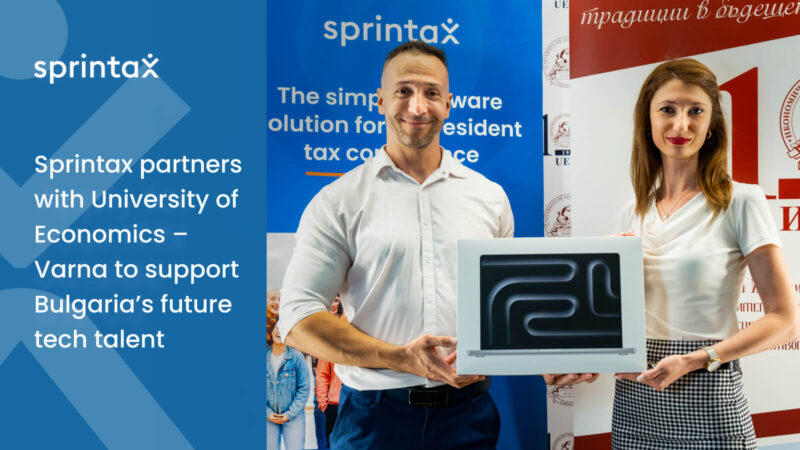 Sprintax partners with University of Economics – Varna to support Bulgaria’s future tech talent