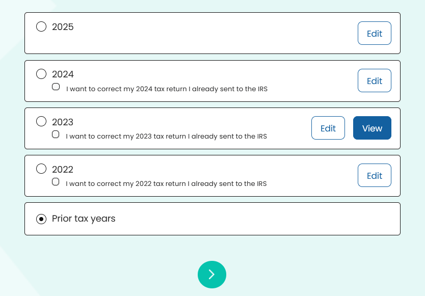Sprintax previous years tax returns 2026