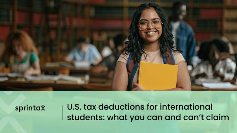 Tax Deductible expenses for international students
