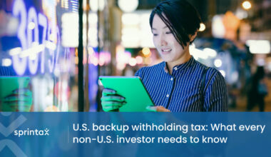 U.S. backup withholding tax explained for foreign investors