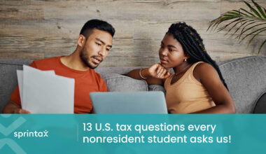 U.S. tax questions every nonresident student asks us