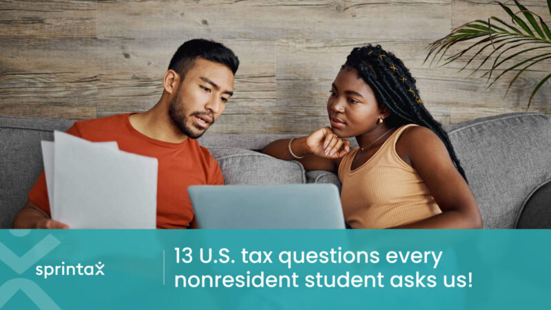 U.S. tax questions every nonresident student asks us
