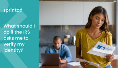 What should I do if the IRS asks me to verify my identity