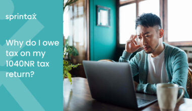 Why do I owe money on my nonresident tax return