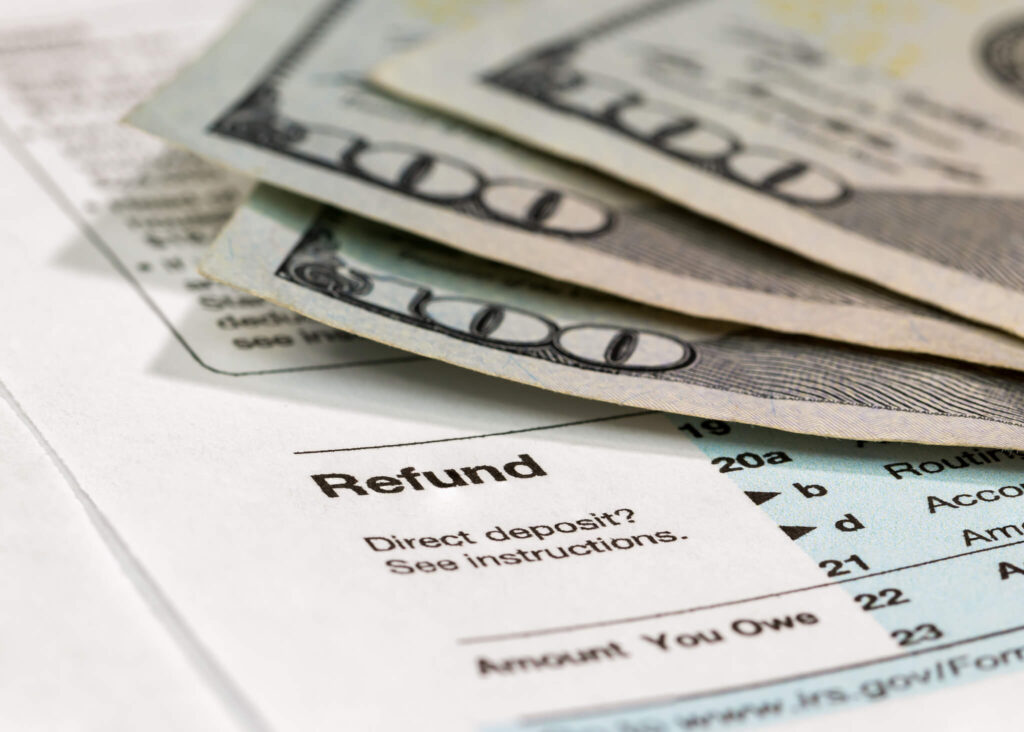 how to get a j1 tax refund